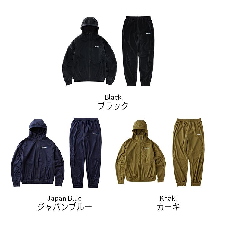 zauna ザウナスーツ ブラック ブルー カーキ 収納袋付 suit サウナ