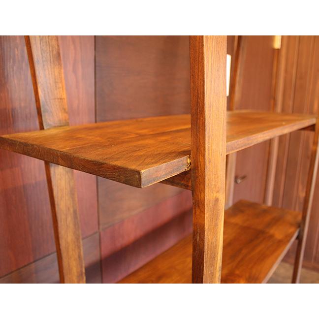 ウッドラック ウォルナットブラウン 天然木 収納 ディスプレイ