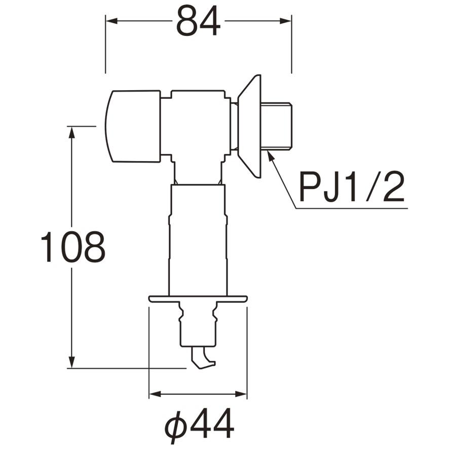 SANEI SANEI Y1433T6V FB洗濯機用送り座水栓 三栄水栓 洗濯機周辺用品