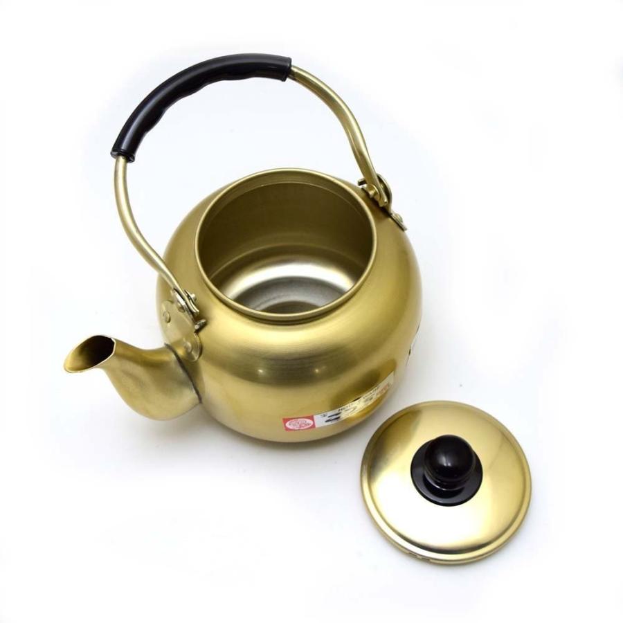 昔なつかし 福徳瓶 アルマイト やかん 3L 前川金属 湯沸し アルミ