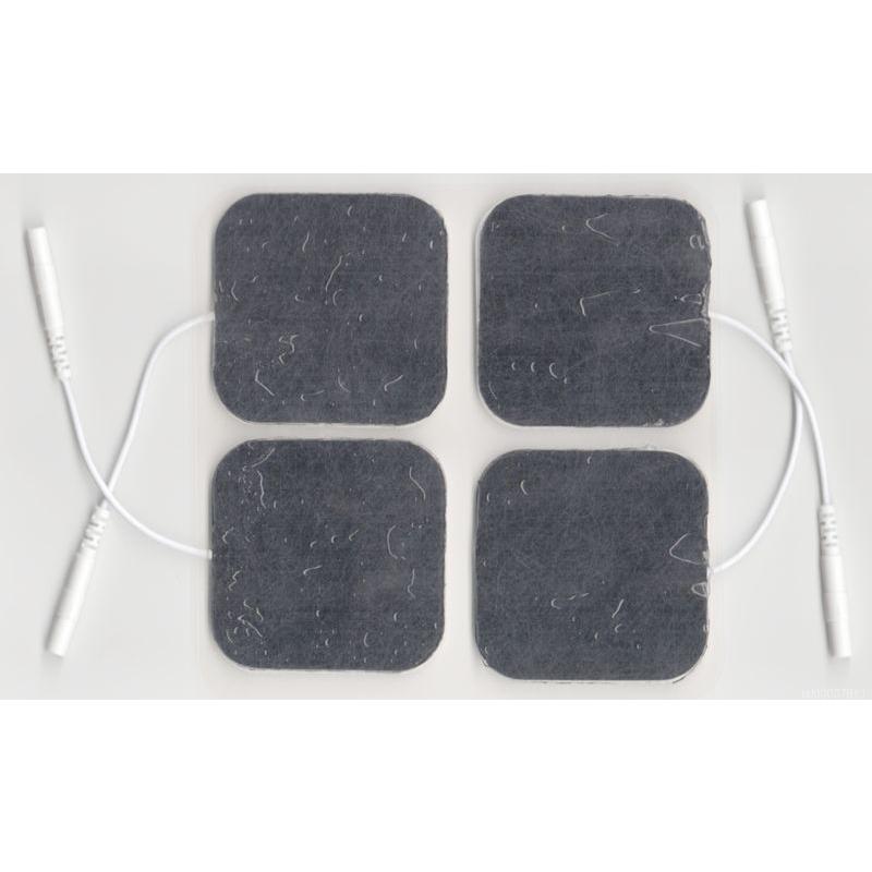 EMS 4枚セット 電極パッド 互換 パット ゲル （5cm-5cm）ラフレシール