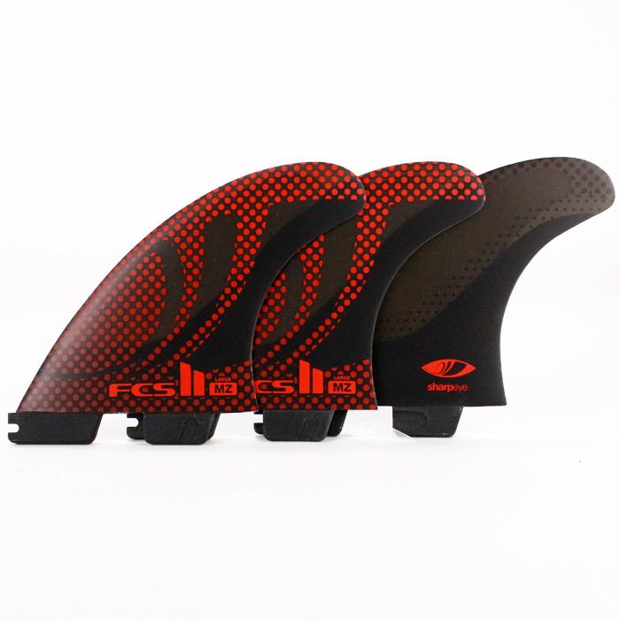 FCS サーフィン フィン トライフィン × シャープアイサーフボード FCS2