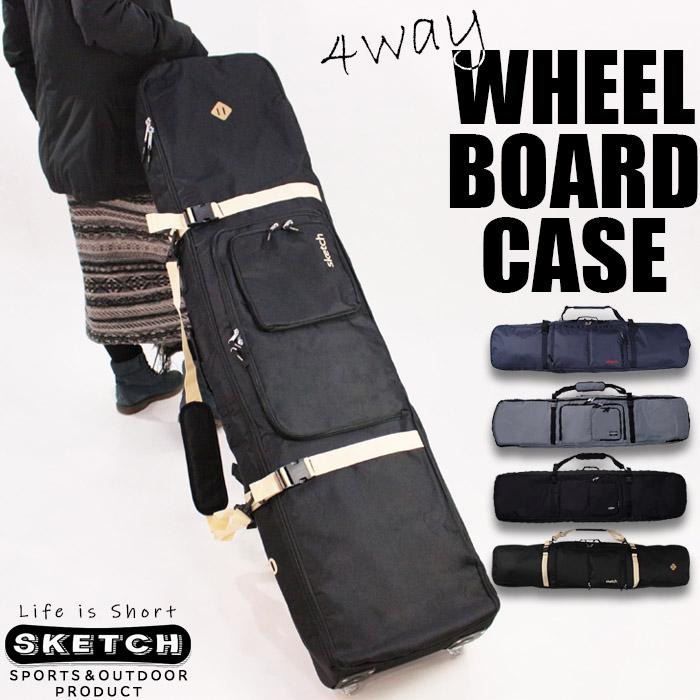 ウィールスノーボードケース sketch 4way Wheel Board Case キャスター