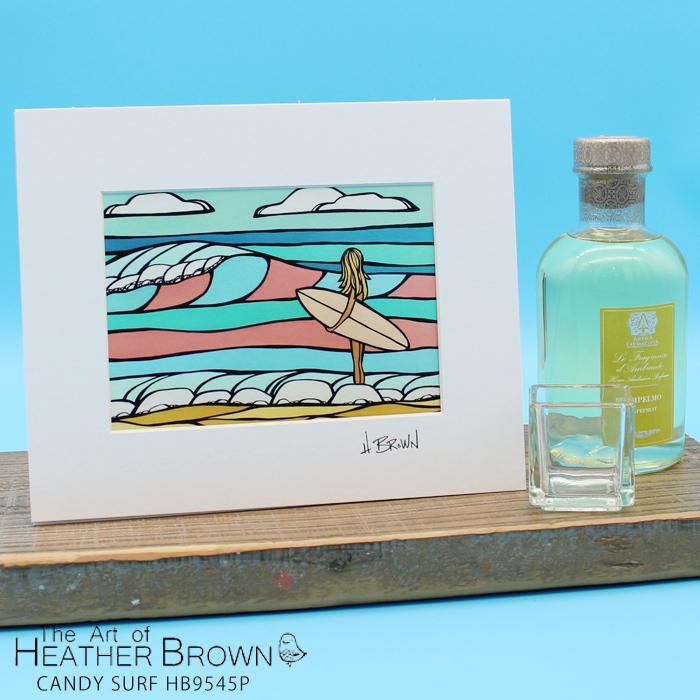 ヘザーブラウン アートプリント 絵画 HEATHER BROWN CANDY SURF
