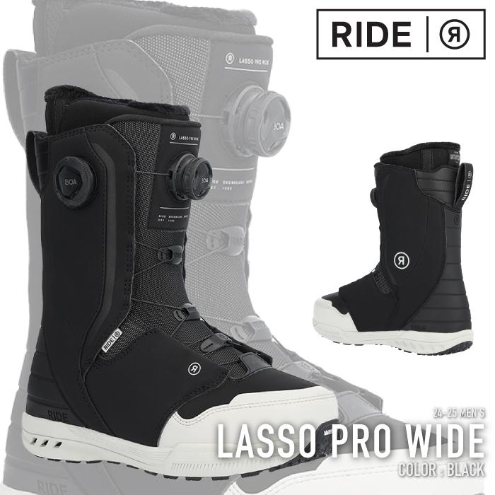 RIDE（ライド） スノーボード ブーツ RIDE LASSO PRO WIDE Black