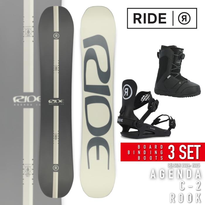 RIDE（ライド） [日本正規品] スノーボード 板 ビンディング ブーツ 3
