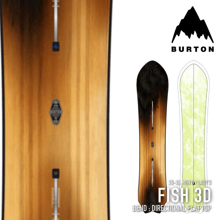 BURTON（バートン） 日本正規品 スノーボード 板 BURTON FISH 3D