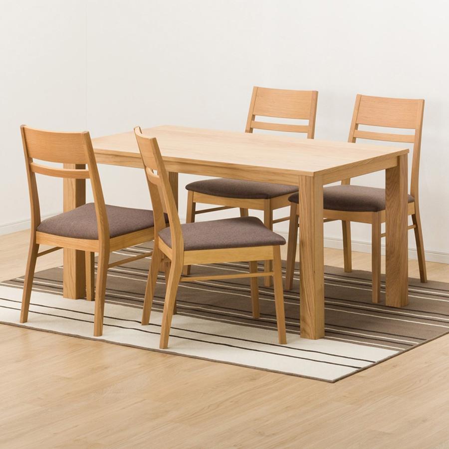 ニトリ（NITORI） 幅135cm ダイニングテーブル(Nコネクト135 LBR) 4人