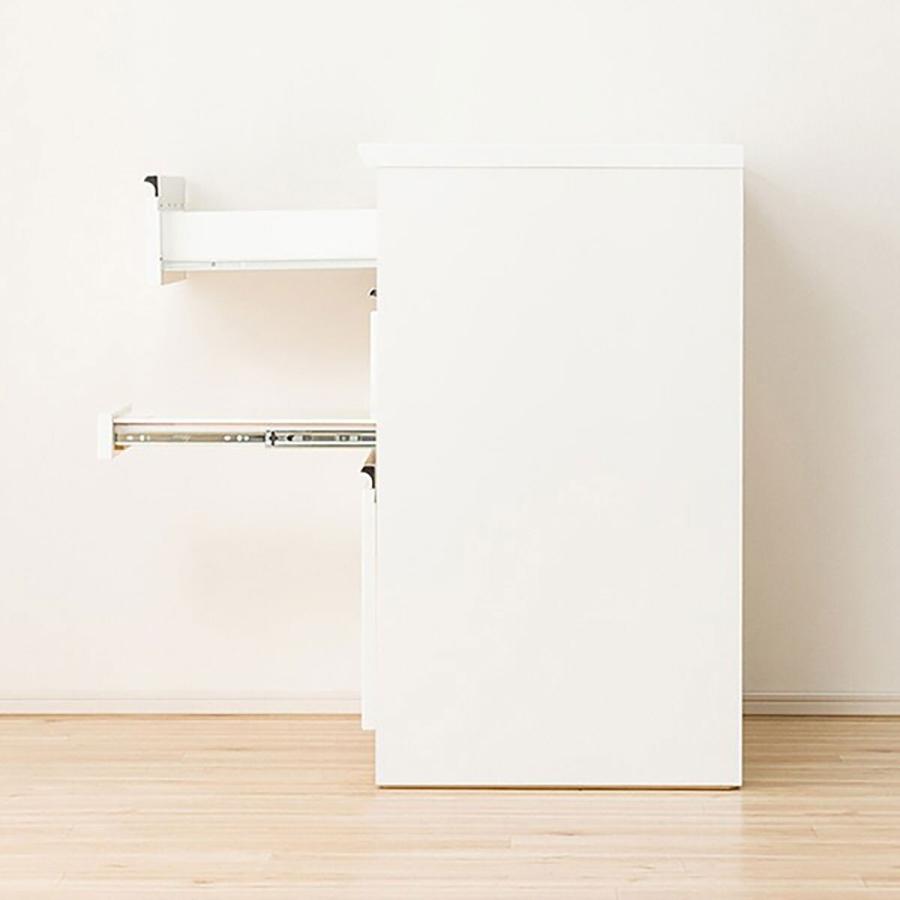 ニトリ（NITORI） キッチンカウンター(レジューム90TL-R WH) キッチン