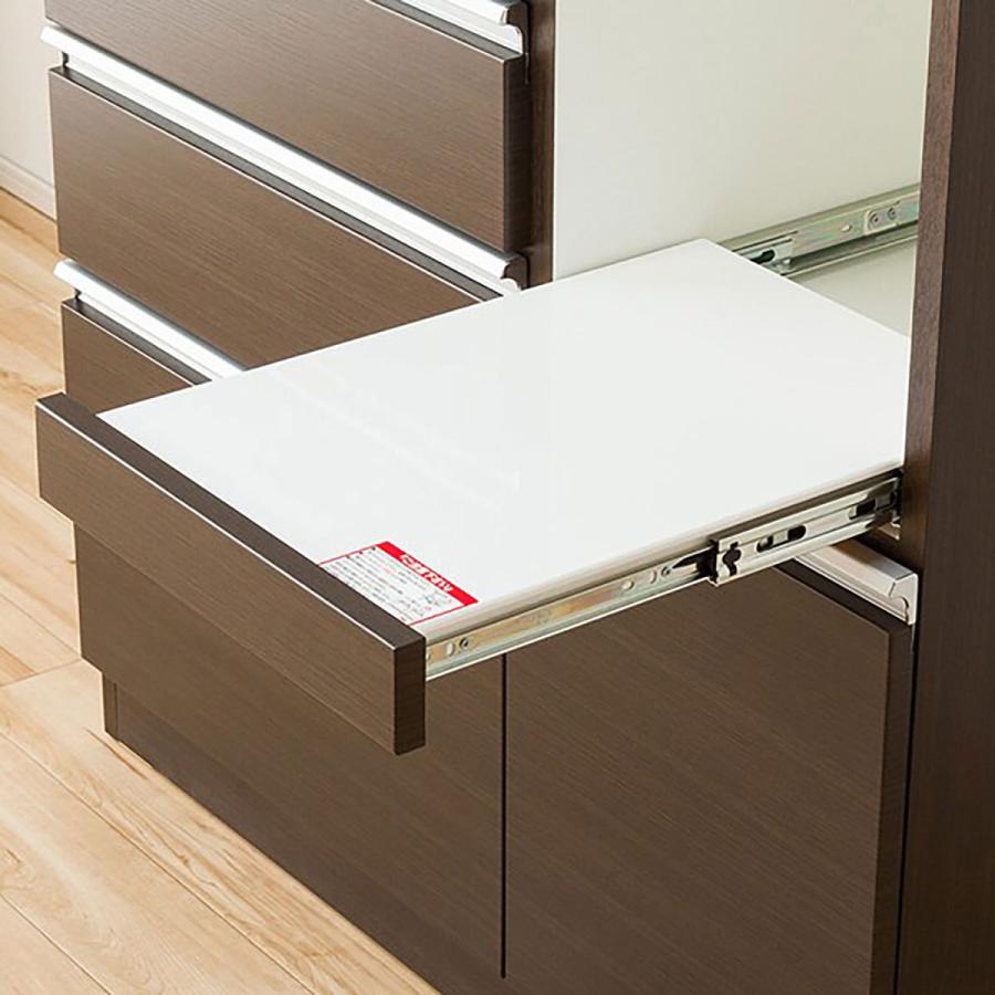 ニトリ（NITORI） キッチンカウンター(レジューム90QH-R DBR) ニトリ