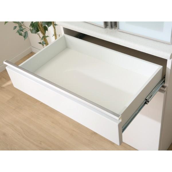 ニトリ（NITORI） 幅70cm 食器棚(アルミナ2 70DB SI) ニトリ期間限定