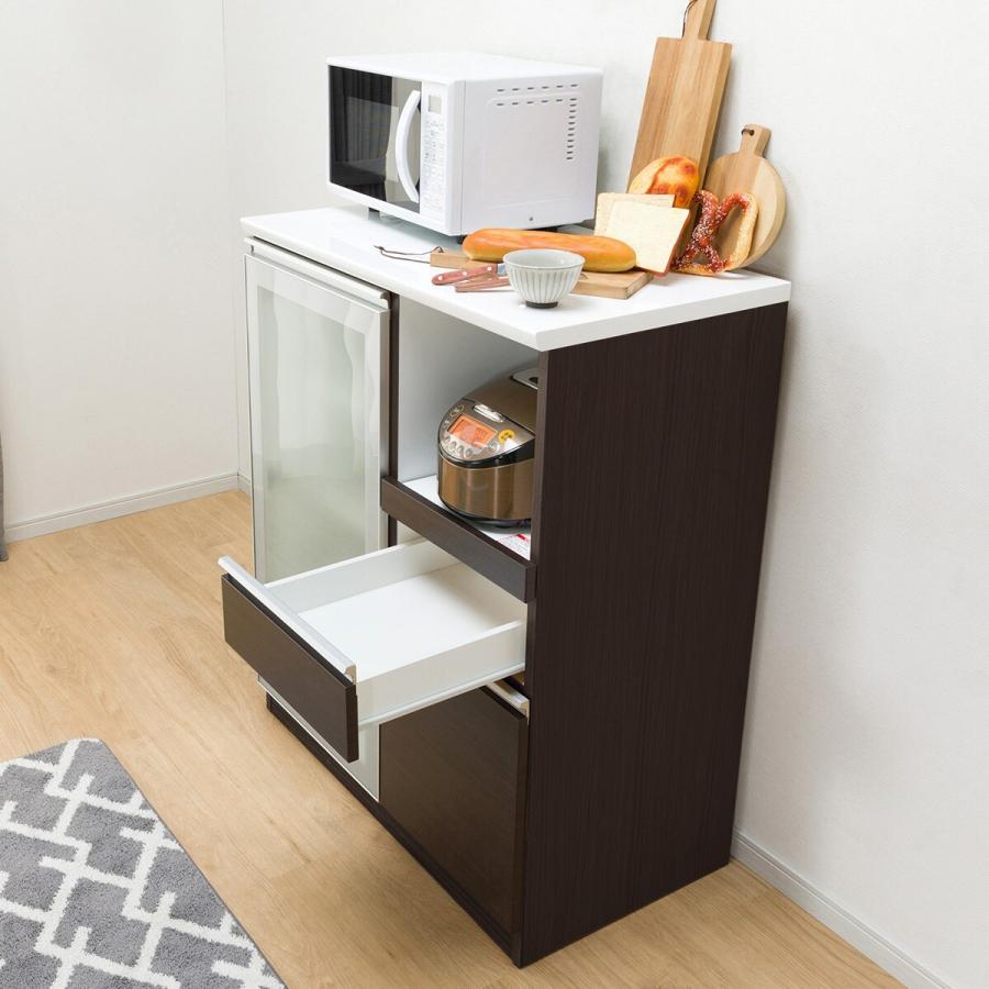 ニトリ（NITORI） キッチンカウンターMRB (レジュームLE 90 DBR