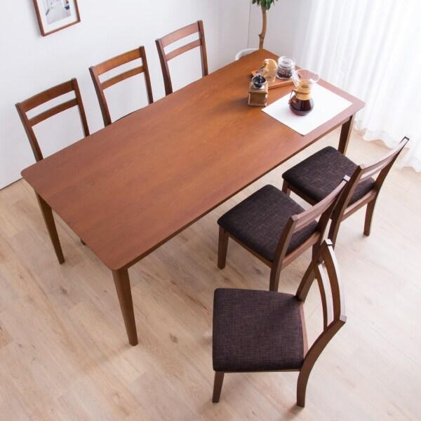 ニトリ（NITORI） 幅170cm ダイニングテーブル(170×80 ダークブラウン