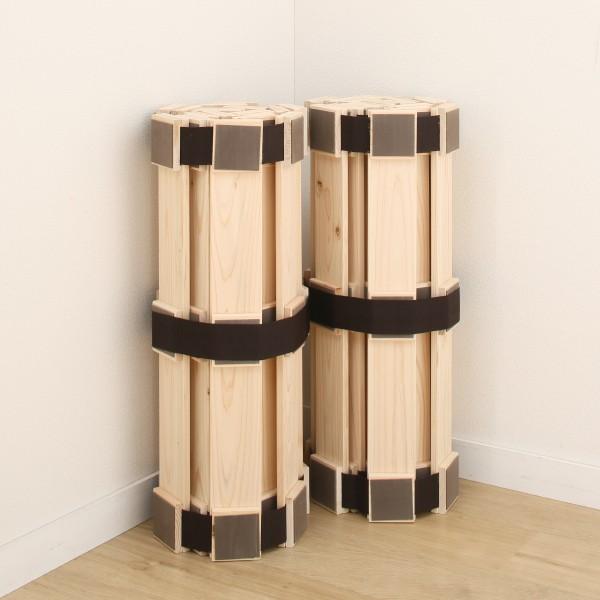 ニトリ（NITORI） ベッド セミダブル 丸めてしまえる檜すのこベッド