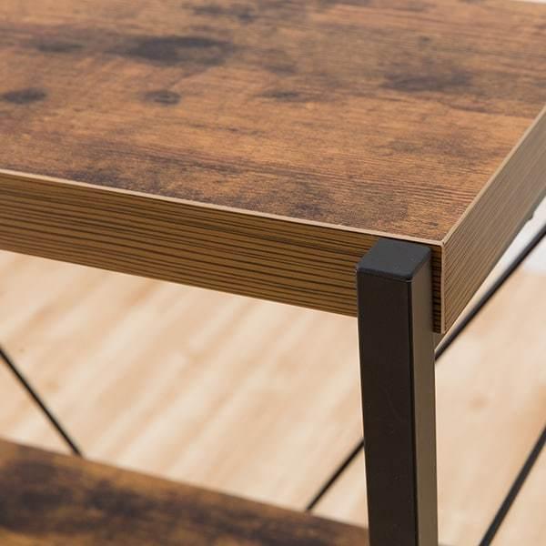 ニトリ（NITORI） ブックシェルフ(N ステイン 60 BR) 本棚 スチール