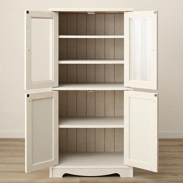 ニトリ（NITORI） 幅60cm キャビネット(リズバレーSLM1260B) 食器棚