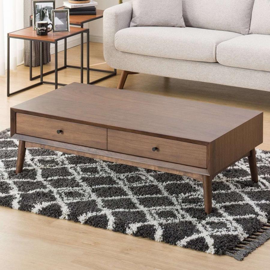 ニトリ（NITORI） 幅120cm センターテーブル(Nフィルン MBR) : ニトリ