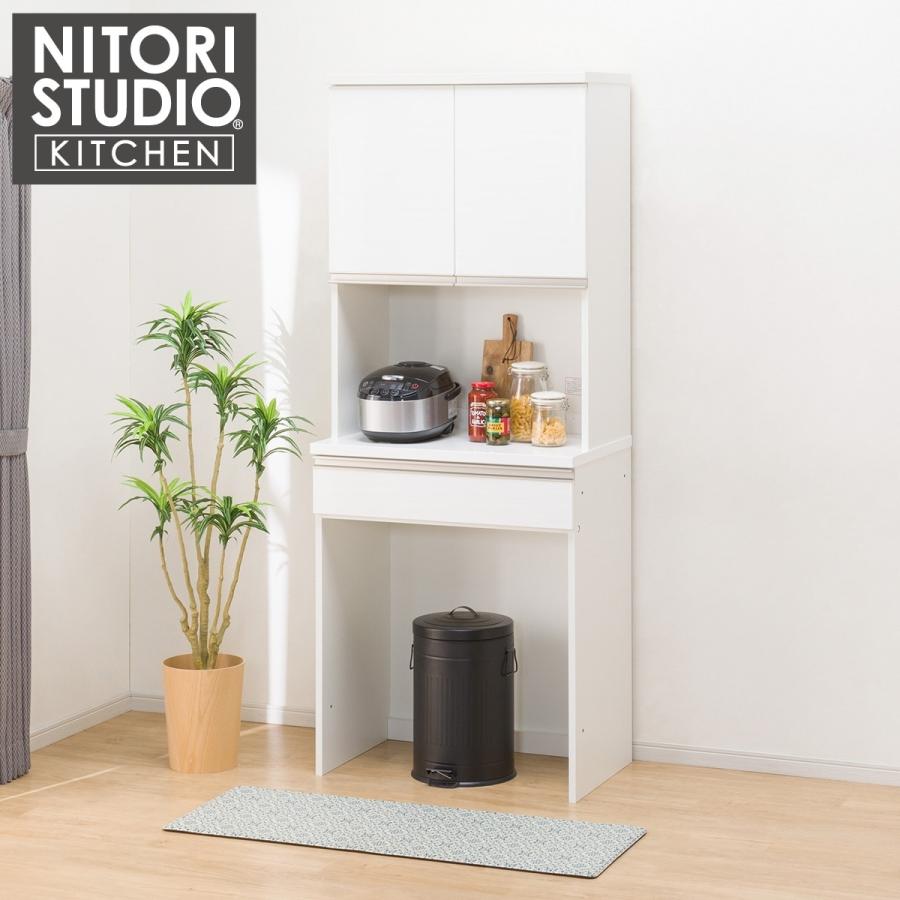 ニトリ（NITORI） 幅80 キッチンボード(リガーレ80KB WH) : ニトリ