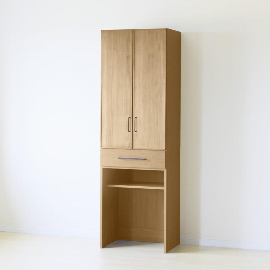 ニトリ（NITORI） 幅60cm マグネット扉付き天然木突板ダイニングボード