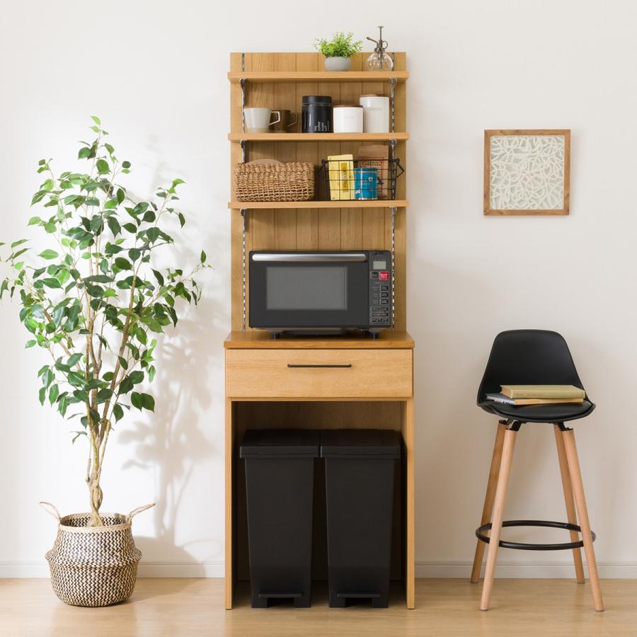 ニトリ（NITORI） 幅60 レンジボード(ブレットN 60OP LBR) レンジ台 幅