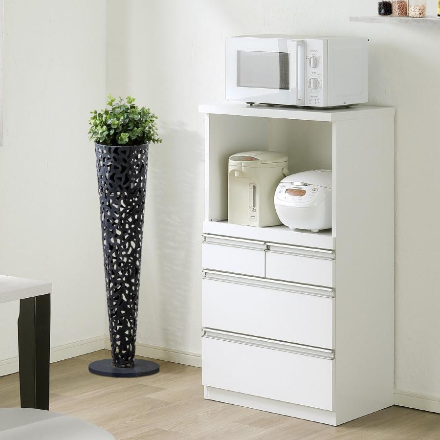 ニトリ（NITORI） 幅57.5cm 家電＆収納たっぷりレンジボード (引出し