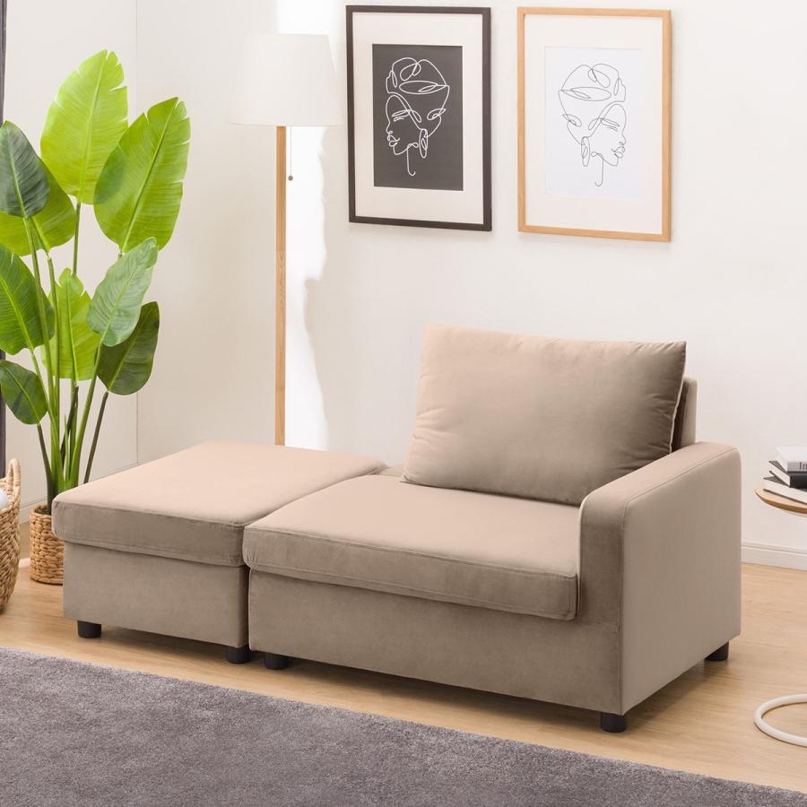 ニトリ（NITORI） 収納つきカウチソファ (GC2328 BR) 3人掛け : ニトリ