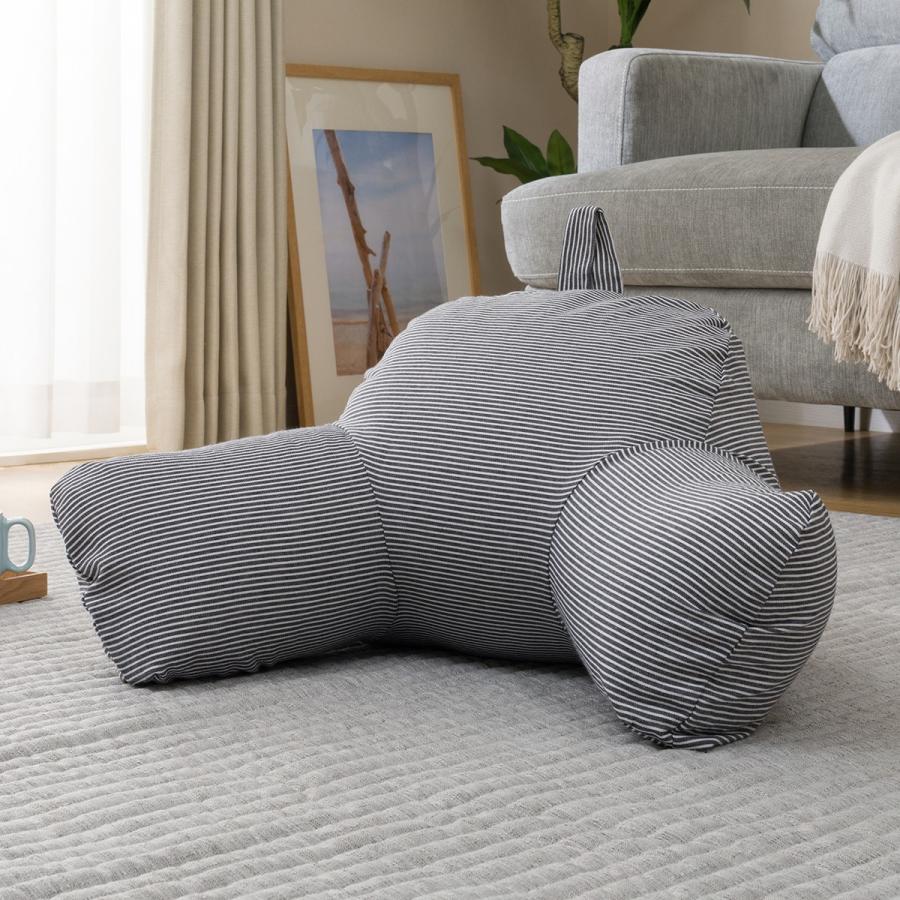 ニトリ（NITORI） レストクッションカバー(ヒッコリー) 57×48×33cm 綿