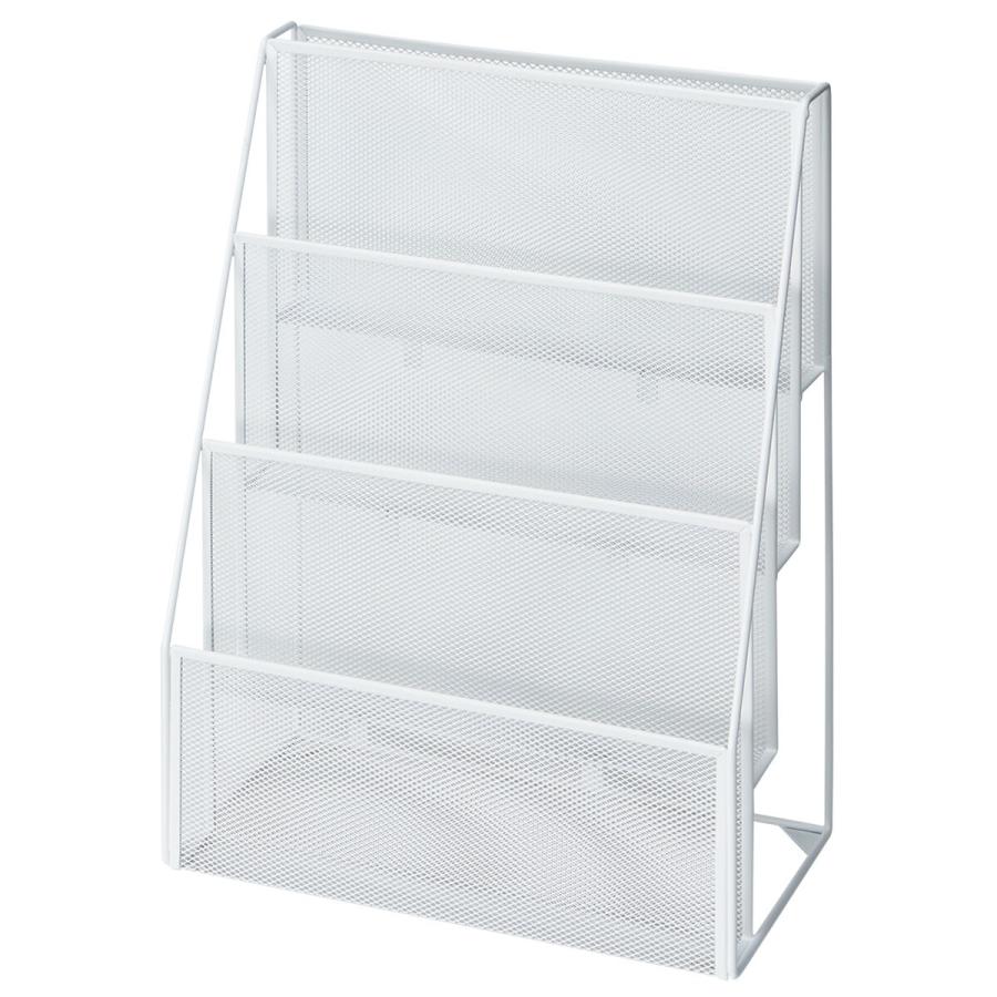 ニトリ（NITORI） マガジンラック(タテ 3343LX01 ホワイト) : ニトリ