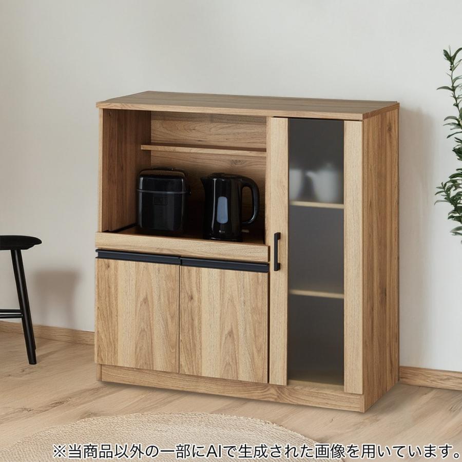 ニトリ（NITORI） レンジ台(フォルムS RE9090G LBR） ニトリ期間限定