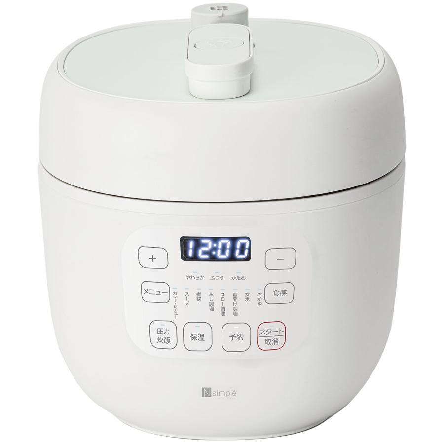 ニトリ（NITORI） 時短でらくらく調理 電気圧力鍋(2L IN03 ホワイト