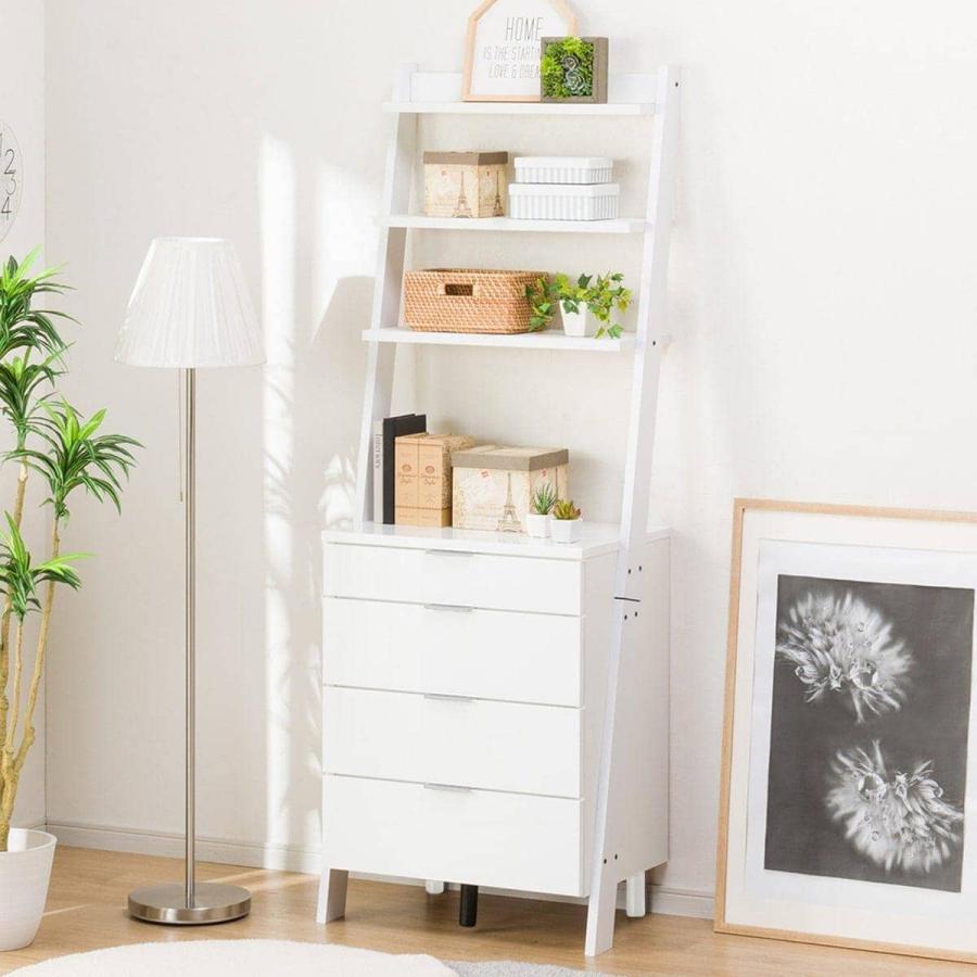 ニトリ（NITORI） チェストラック(エトナ60CR WH/SI) リビング収納