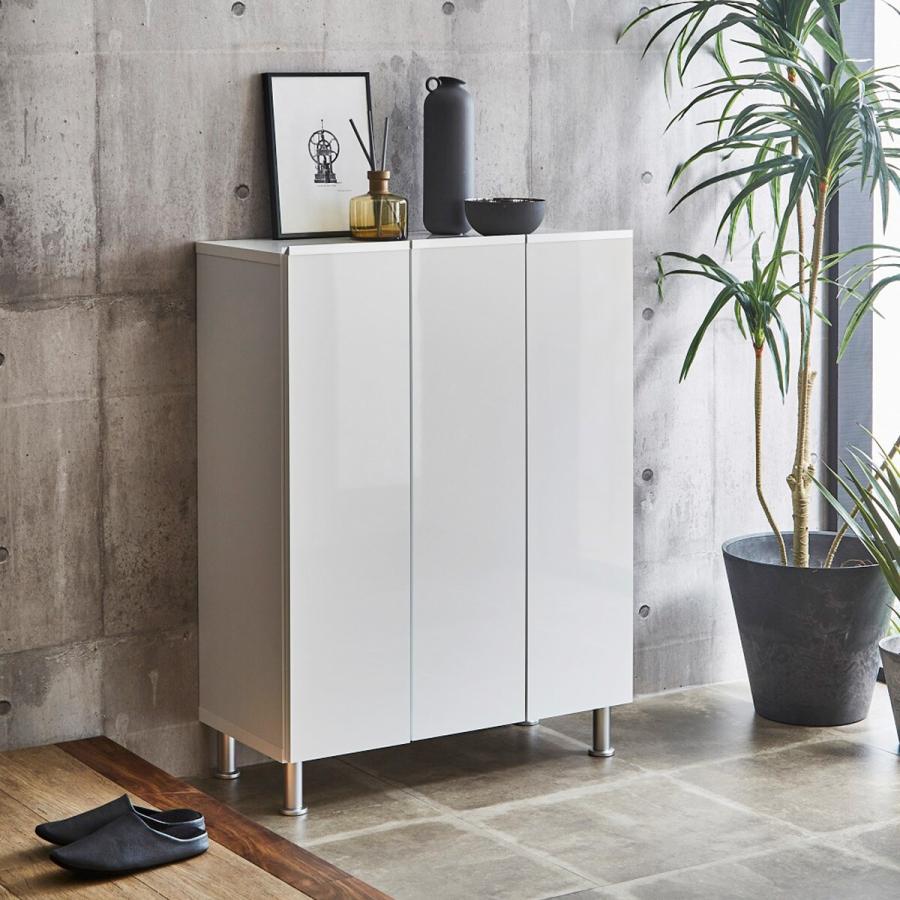 ニトリ（NITORI） シューズボックスリアル(75ローWH) 下駄箱 : ニトリ