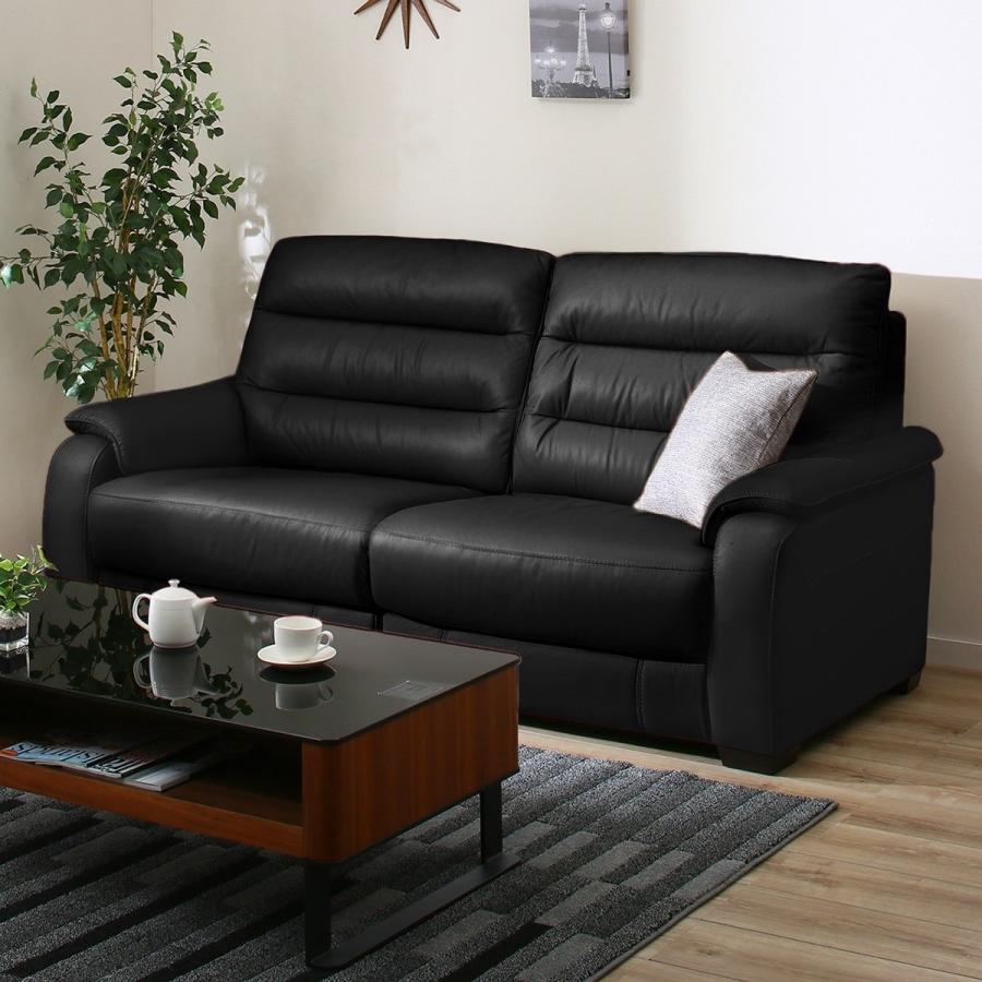 ニトリ（NITORI） ソファー ソファ 3人掛けソファ (クローナ NB BK