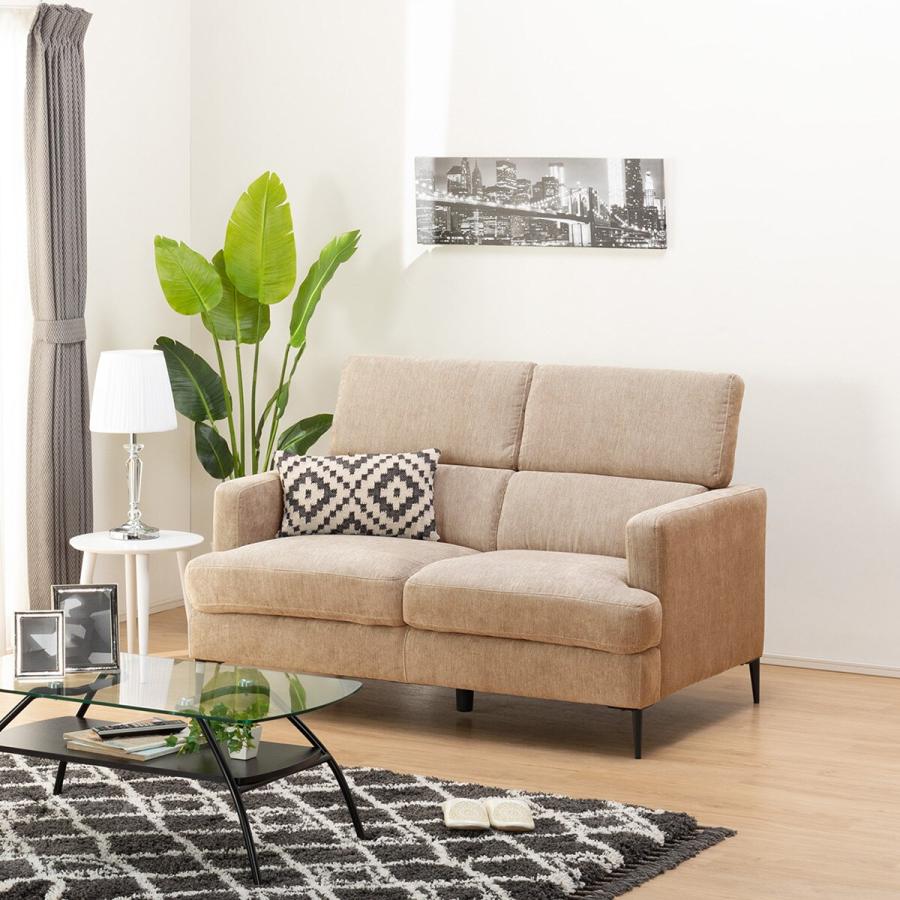 ニトリ（NITORI） ソファー ソファ 2人掛け 布張りソファ(サザーラ BE