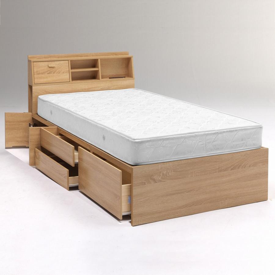 ニトリ（NITORI） ベッド 引き出し収納付き シングルベッドフレーム(KC