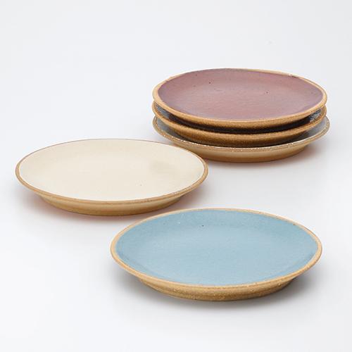 信楽焼 ヤマ庄陶器 ホイップ プチプレートセット お皿 国産 日本製