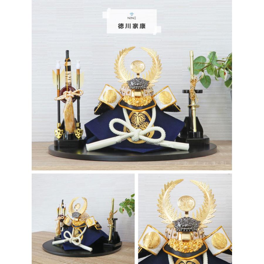 五月人形 コンパクト おしゃれ 兜飾り オルゴール付 端午の節句 5月