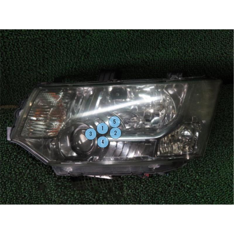三菱 純正 デリカD5 《 CV5W 》 左ヘッドライト 8301D291 P80400