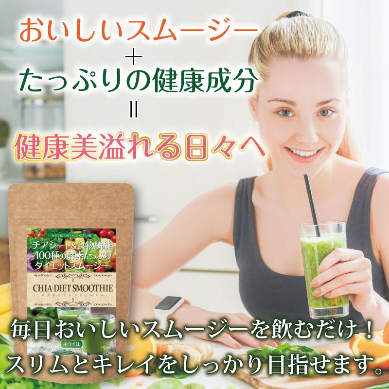 チアシード ダイエット スムージー ドリンク 置き換え ファスティング