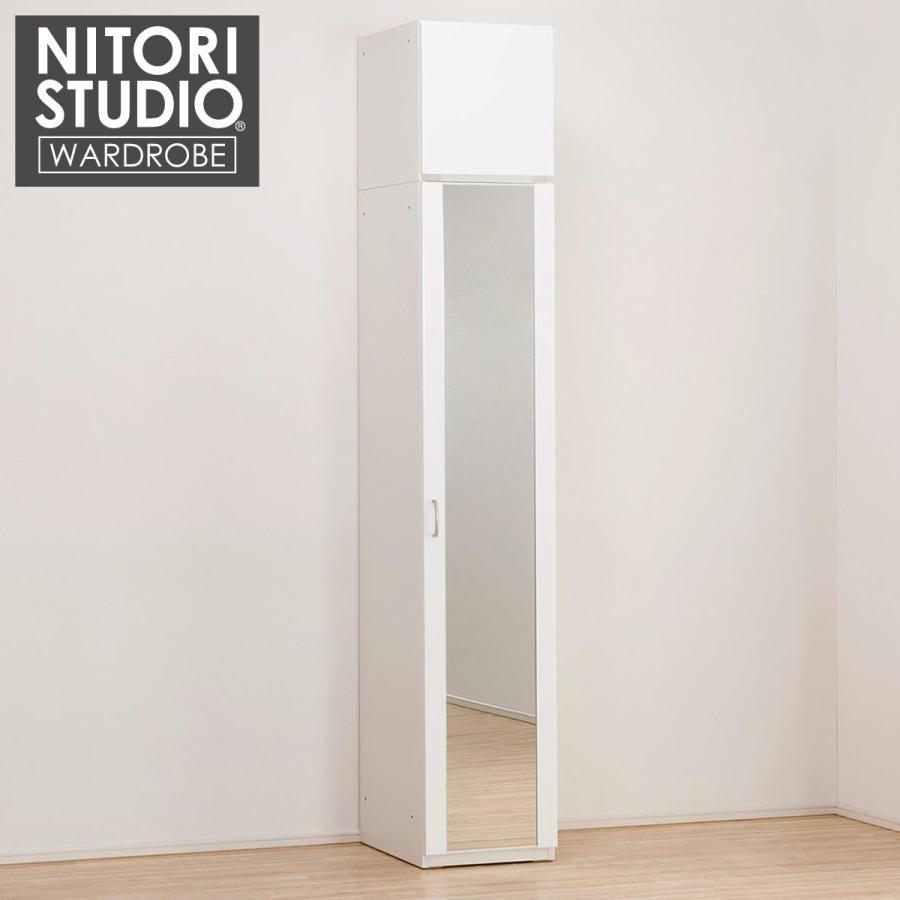 ニトリ（NITORI） ミラーシェルフ上置セット(ポルテT 40MS-R WH/ポルテ