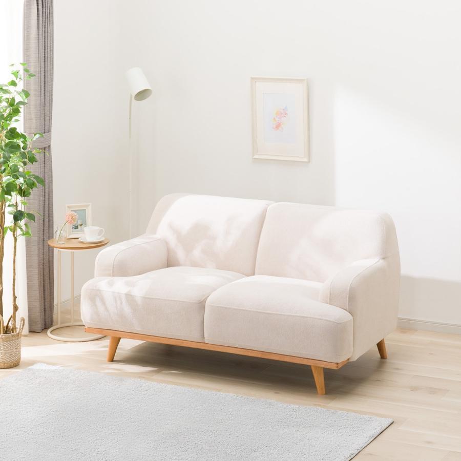 ニトリ（NITORI） 2人掛け布張りソファ(SM02 BE) : ニトリ Yahoo!店