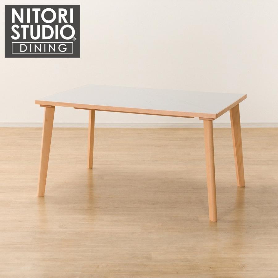 ニトリ（NITORI） セラミックトップテーブル(NコレクションT-12 135A