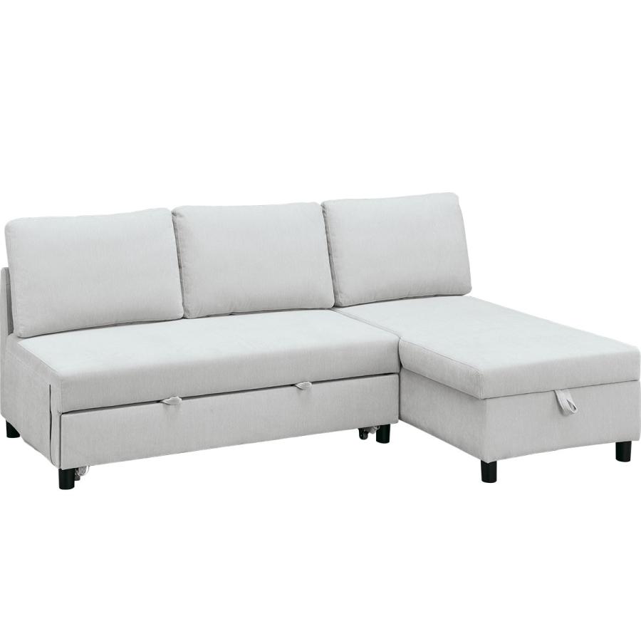 ニトリ（NITORI） 収納付きカウチソファベッド(ノアーク3 左カウチ 撥