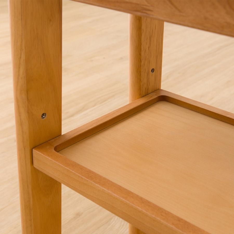 ニトリ（NITORI） ワゴン(アルナスDF 80 LBR) キッチンワゴン キッチン