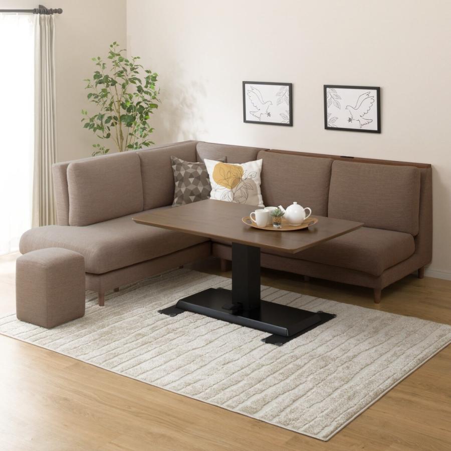 ニトリ（NITORI） 幅120cm 昇降リビングダイニングテーブル センター