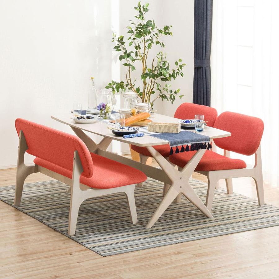 ニトリ（NITORI） 幅160ロータイプリビングダイニングテーブル4点