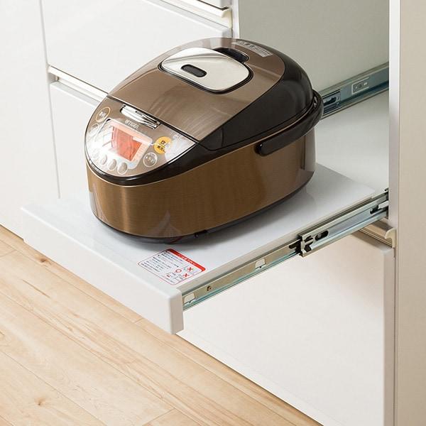 ニトリ（NITORI） 幅120 キッチンカウンター(アルミナ2 120CT WH