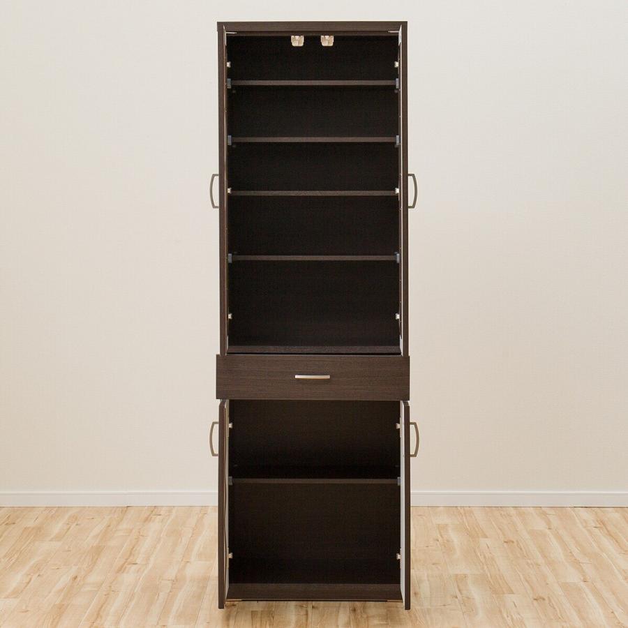 ニトリ（NITORI） 幅60cm 食器棚(コパン T 60DB DBR) ニトリ期間限定