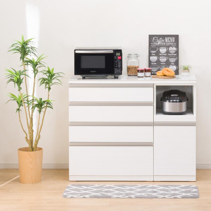 ニトリ（NITORI） キッチンカウンター(セラミック天板リガーレ120CT WH