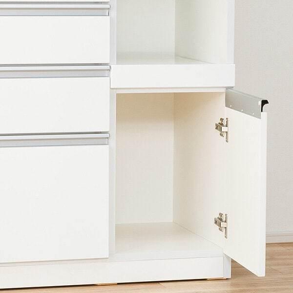 ニトリ（NITORI） 幅120cm キッチンボード( レジューム120-2TF-H WH